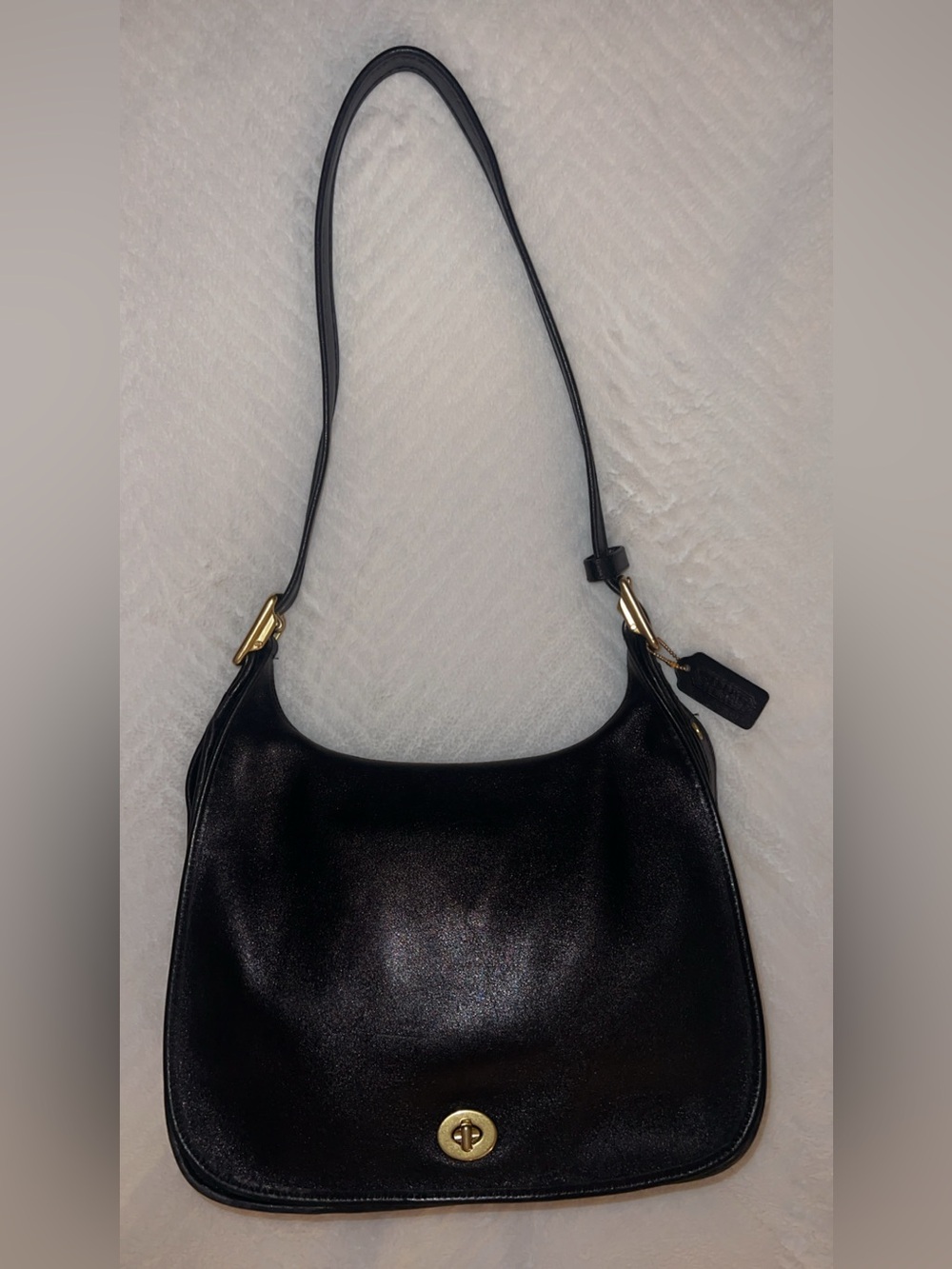 Coach Black Leather Ergo Boho